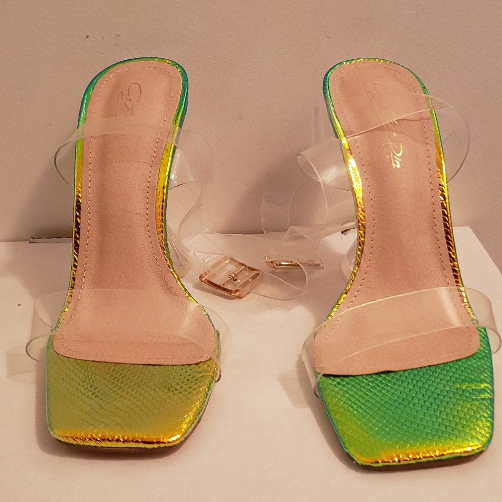 Time to Shine Lucite Heels